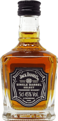 威士忌混合 Jack Daniel's Single Barrel Select 预订 微型瓶 5 cl