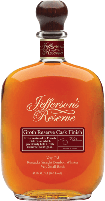 Whisky Bourbon Jefferson's Groth Cask Finish — Acabado en Barrica Reserva 70 cl