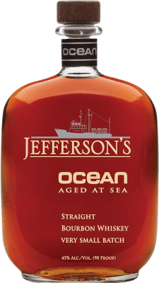 バーボンウイスキー Jefferson's Ocean at Sea Barrel Aged — 樽熟成, レセルバ 70 cl