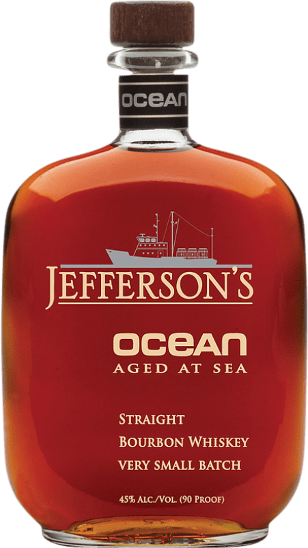 Kostenloser Versand | Bourbon Whisky Jefferson's Ocean at Sea Barrel Aged — Fassgereift, Reserve — Gereift Vereinigte Staaten 70 cl