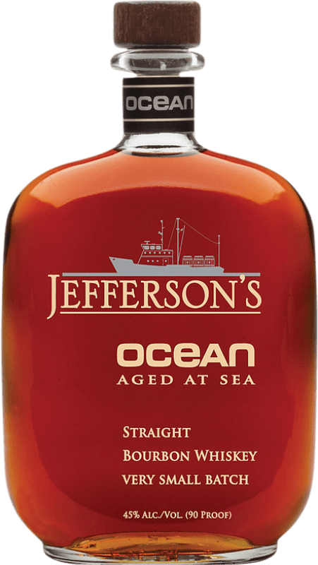 Envio grátis | Whisky Bourbon Jefferson's Ocean Aged at Sea Reserva Estados Unidos 70 cl