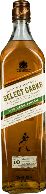 Free Shipping | Blended Whisky Johnnie Walker Cask, Selection Reserve — Aged United Kingdom 10 Years 70 cl