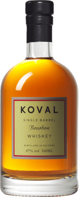 39,95 € | Whisky Bourbon Koval Reserva Estados Unidos Botella Medium 50 cl