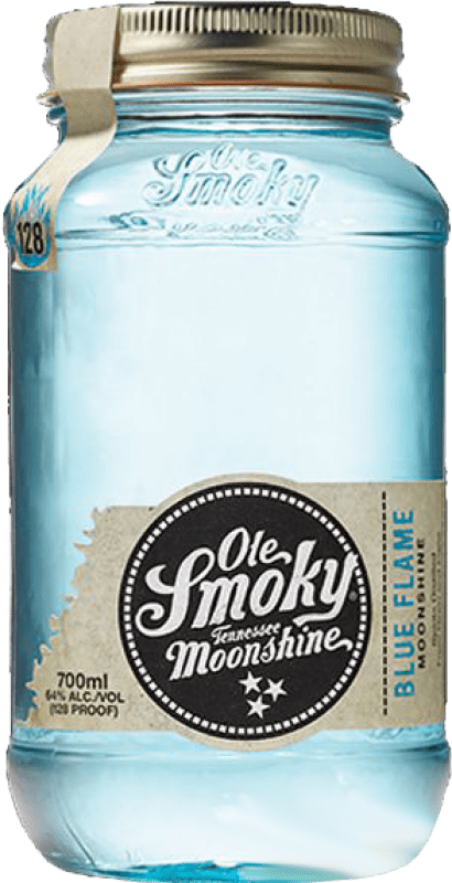 34,95 € | Whisky Blended Ole Smoky Blue Flame Moonshine Estados Unidos Tarro Especial 70 cl