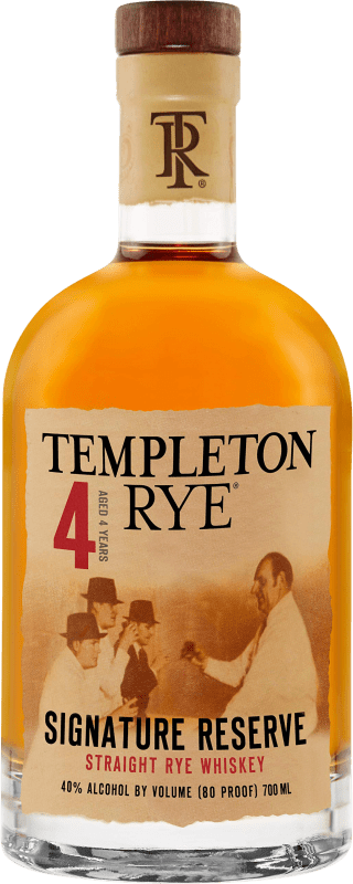 Spedizione Gratuita | Whisky Blended Templeton Rye Riserva stati Uniti 4 Anni 70 cl