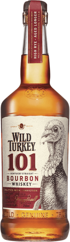 39,95 € 送料無料 | ウイスキー バーボン Wild Turkey 101