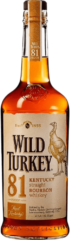 36,95 € 免费送货 | 波本威士忌 Wild Turkey 81