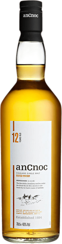 Kostenloser Versand | Whiskey Single Malt anCnoc Knockdhu Großbritannien 12 Jahre 70 cl