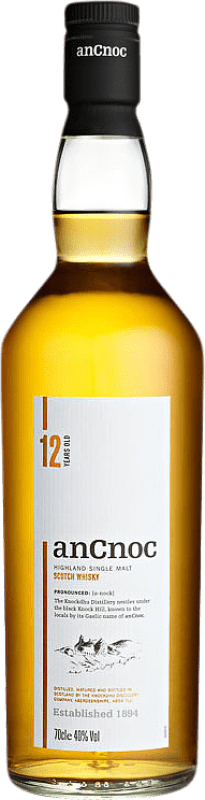 35,95 € | Single Malt Whisky anCnoc Knockdhu Royaume-Uni 12 Ans 70 cl