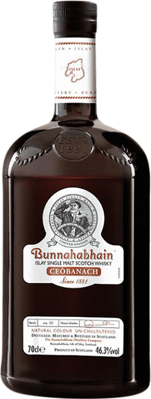 免费送货 | 威士忌单一麦芽威士忌 Bunnahabhain Ceobanach 英国 70 cl