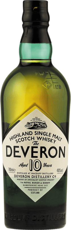 Spedizione Gratuita | Whisky Single Malt Deveron Regno Unito 10 Anni 70 cl