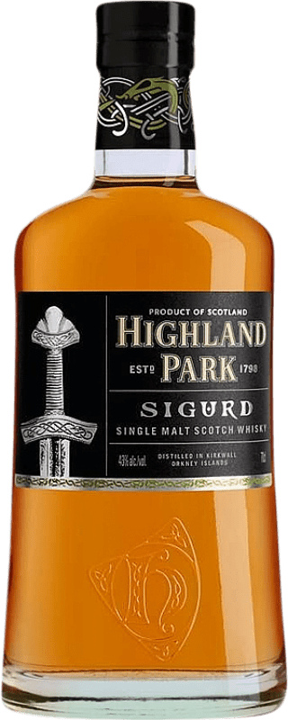 免费送货 | 威士忌单一麦芽威士忌 Highland Park Sigurd 英国 70 cl