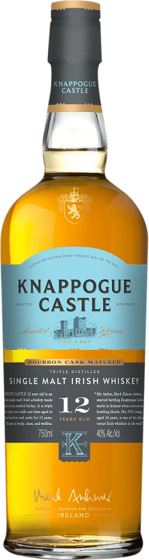 Бесплатная доставка | Односолодовый виски Knappogue Castle Ирландия 12 Лет 70 cl