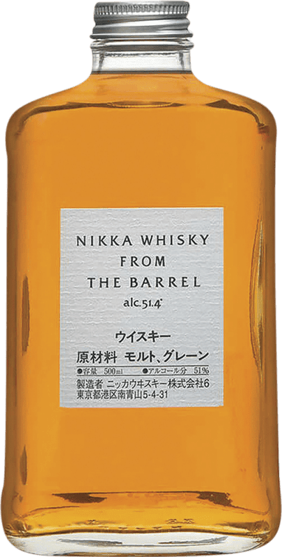 63,95 € Free Shipping | Whisky Single Malt Nikka From the Barrel Medium Bottle 50 cl