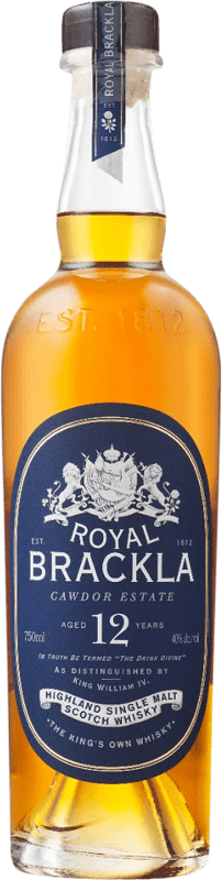 Envoi gratuit | Single Malt Whisky Royal Brackla Royaume-Uni 12 Ans 70 cl