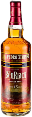 Whisky Single Malt The Benriach PX Pedro Ximénez Sherry Cask Finish — Affinato in Botte 15 Anni 70 cl