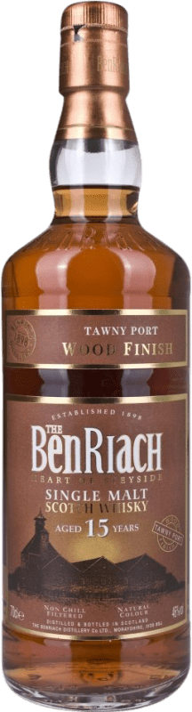 Kostenloser Versand | Whiskey Single Malt The Benriach Tawny Port Großbritannien 15 Jahre 70 cl