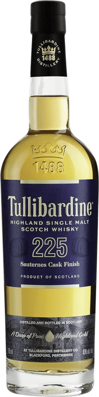 37,95 € Free Shipping | Whisky Single Malt Tullibardine 225 A.O.C. Sauternes United Kingdom Bottle 70 cl