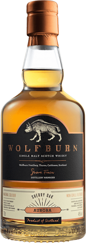 71,95 € Бесплатная доставка | Односолодовый виски Wolfburn Aurora
