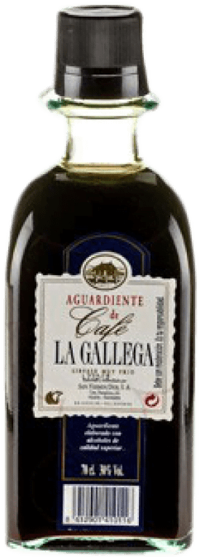 9,95 € Envio grátis | Aguardente Orujo La Gallega Licor de Café