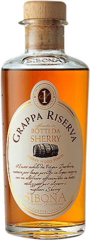 35,95 € Бесплатная доставка | Граппа Sibona Botti da Sherry Средняя бутылка 50 cl