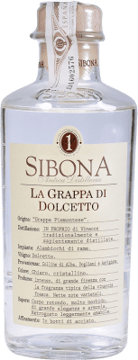 Envio grátis | Grappa Sibona Dolcetto Doce Itália Garrafa Medium 50 cl