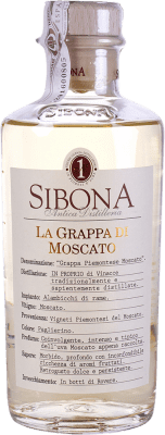Envio grátis | Grappa Sibona Itália Mascate Garrafa Medium 50 cl
