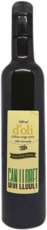 Envio grátis | Azeite de Oliva Can Llobet AOVE Virgem Extra Espanha Koroneiki Garrafa Medium 50 cl