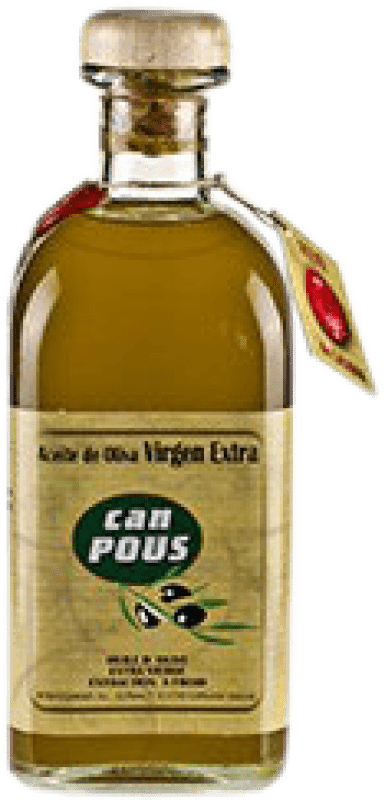 Free Shipping | Olive Oil Can Pous Spain Medium Bottle 50 cl