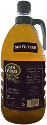 橄榄油 Can Pous Sin Filtrar EVOO 特级初榨 玻璃瓶 2 L