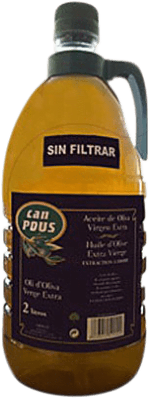 Free Shipping | Olive Oil Can Pous Sin Filtrar EVOO Extra Virgin Spain Jerrycan 2 L