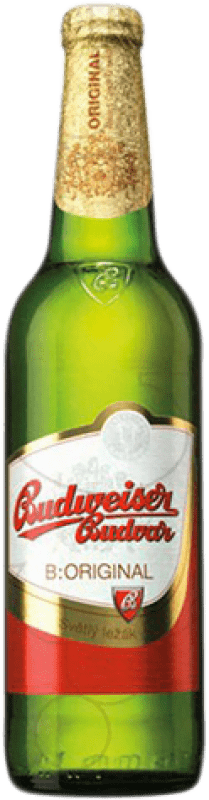 Envío gratis | Cerveza Budejovicky Original República Checa Botellín Tercio 33 cl