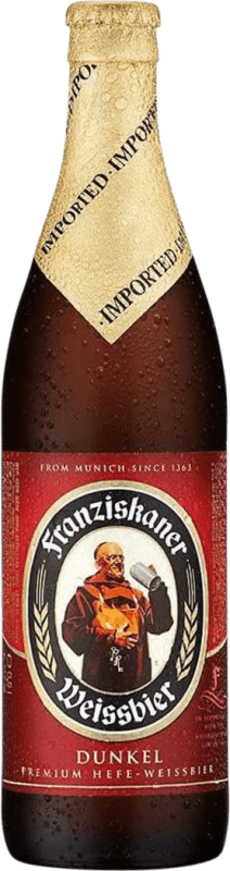 1,95 € Бесплатная доставка | Пиво Franziskaner Dunkel бутылка Medium 50 cl