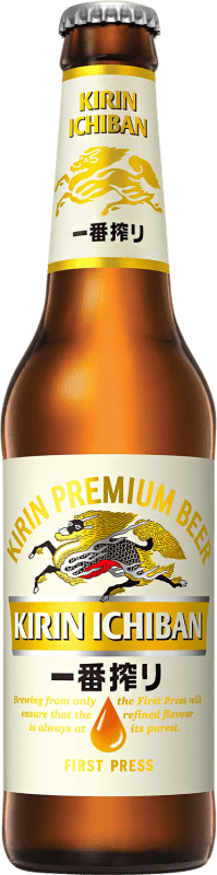 Free Shipping | Beer Kirin. Ichiban Japan One-Third Bottle 33 cl