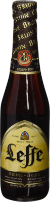 Kostenloser Versand | Bier Leffe Brown Belgien Drittel-Liter-Flasche 33 cl