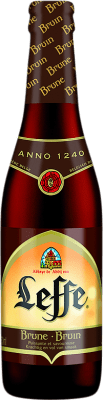 Envío gratis | Cerveza Leffe Brown Bélgica Botellín Tercio 33 cl