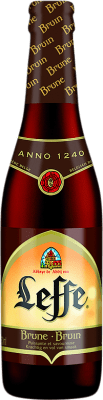 Бесплатная доставка | Пиво Leffe Brown Ale — Янтарное Бельгия Бутылка на треть 33 cl