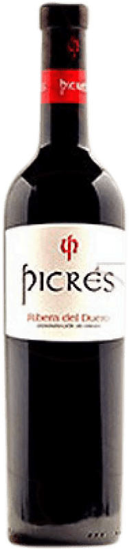 Бесплатная доставка | Красное вино Picres Picrés Crianza — Крианса D.O. Ribera del Duero Кастилия-Леон Испания Tempranillo — Темпранильо 75 cl