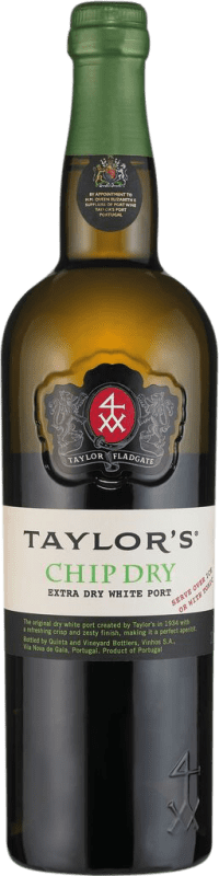 Free Shipping | Fortified wine Taylor's Chip Dry White I.G. Porto Porto Portugal Malvasía, Godello, Rabigato 75 cl