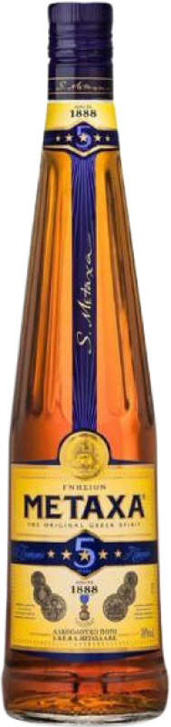 Free Shipping | Brandy Metaxa 5 Estrellas Greece 5 Years 1 L