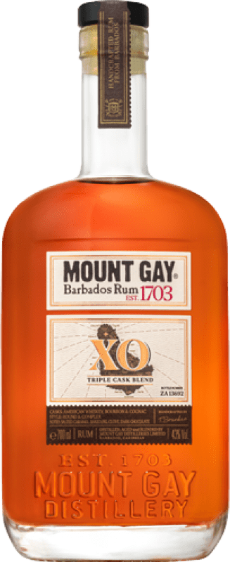 57,95 € | Ром Mount Gay XO Extra Old Барбадос 70 cl