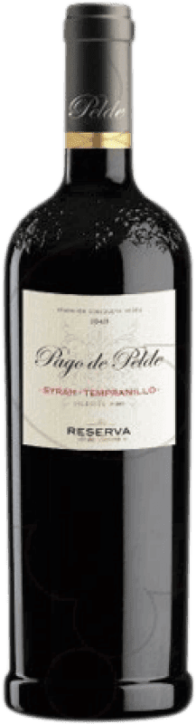 Бесплатная доставка | Красное вино Reserva de La Tierra Pago de Pelde Дуб I.G.P. Vino de la Tierra de Castilla Castilla la Mancha y Madrid Испания Tempranillo — Темпранильо, Syrah — Сира 75 cl