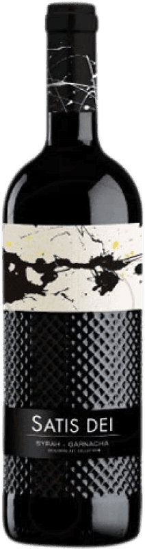Бесплатная доставка | Красное вино Reserva de La Tierra Satis Dei Crianza — Крианса I.G.P. Vino de la Tierra de Castilla Castilla la Mancha y Madrid Испания Syrah — Сира, Garnacha — Гренаш 75 cl