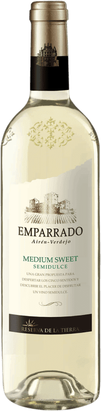 Бесплатная доставка | Белое вино Reserva de La Tierra Emparrado молодое Каталония Испания Verdejo — Вердехо 75 cl
