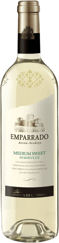 5,95 € | Белое вино Reserva de La Tierra Emparrado Молодой Каталония Испания Verdejo 75 cl