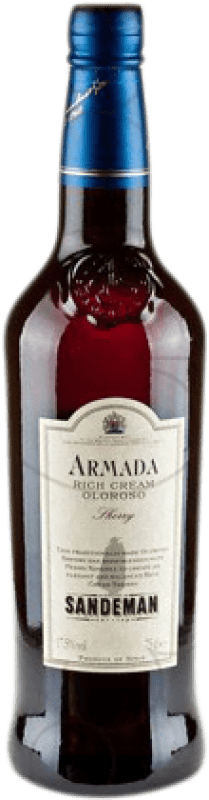 10,95 € | Verstärkter Wein Sandeman Porto Armada Cream D.O. Jerez-Xérès-Sherry Andalucía y Extremadura Spanien Palomino Fino, Pedro Ximénez 75 cl