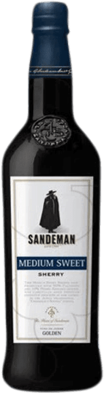 7,95 € | Vin Fortifié Sandeman Porto Medium — Demi D.O. Jerez-Xérès-Sherry Andalucía y Extremadura Espagne Palomino Fino, Pedro Ximénez 1 L