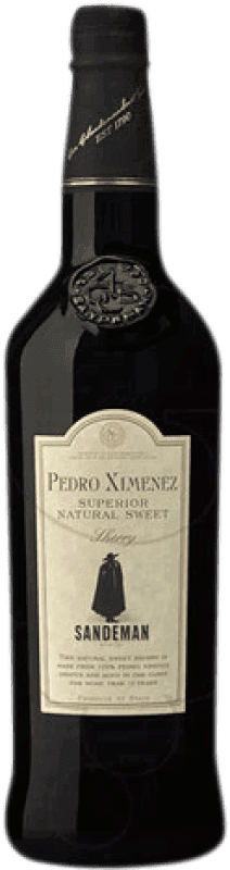 Kostenloser Versand | Verstärkter Wein Sandeman Porto D.O. Jerez-Xérès-Sherry Andalucía y Extremadura Spanien Pedro Ximénez 75 cl