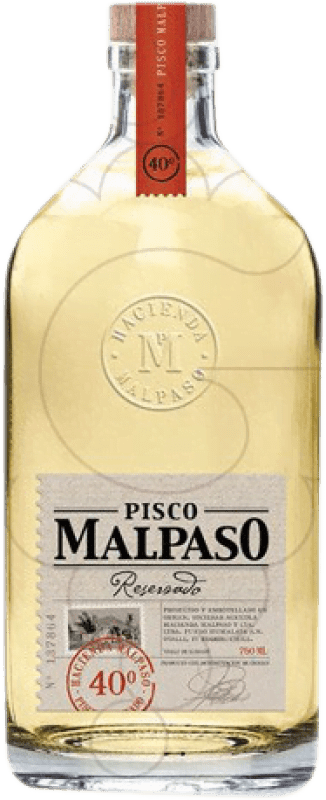 Envio grátis | Aguardente Pisco Hacienda Mal Paso Malpaso Reserva Chile 70 cl