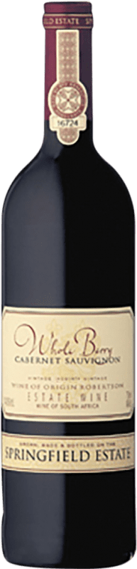 Envoi gratuit | Vin rouge Springfield Whole Berry Afrique du Sud Cabernet Sauvignon 75 cl